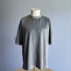 Volvo For Life Mens Casual Shirt Crrw Neck Detailed Sleeve Hems