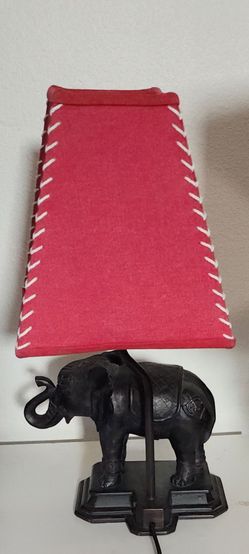 Vintage Elephant Table Lamp