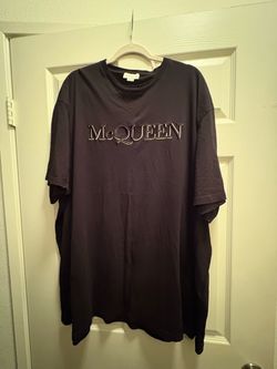 Alexander McQueen Logo Embroidered T-Shirt
