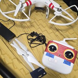 Dji Phantom  2 Drone  Power On Untested  Asis
