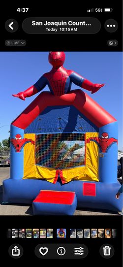Spider-Man bounce house