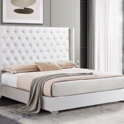 Queen Size Bed Frame With Mattress And  All New Furniture And Free Delivery 