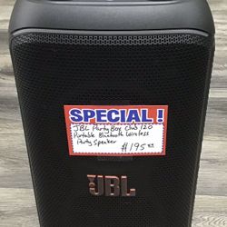 JBL Party Box Club 120 Portable Bluetooth Wireless Party Speaker 