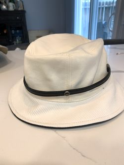 Emporio Armani Women Hat White Brim 2inches