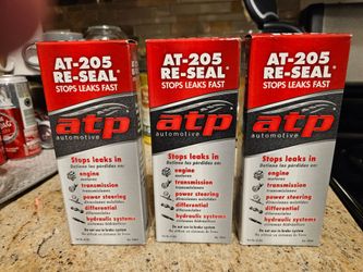 3 AT-205 Re-Seal – Stop Leak Additive for Engine, Transmission, Power Steering & Hydraulic Systems (8 oz Each)
