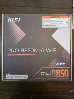 MSI PRO B850M-A WIFI Motherboard.