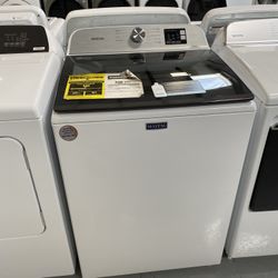 MayTag White Top Load Washer With Deep Fill - 4.8 Cu. Ft.