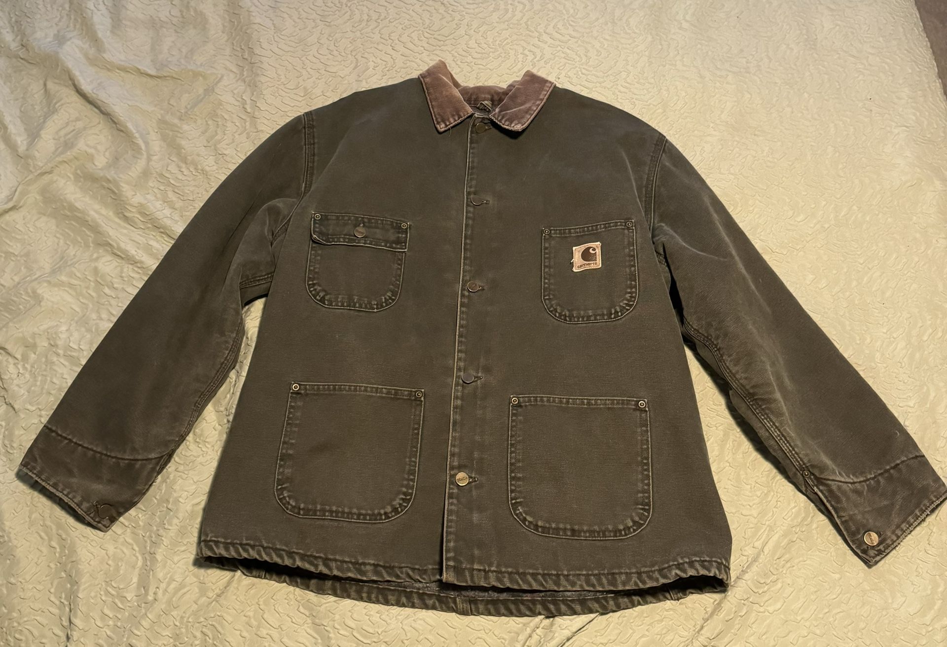 Carhartt Green Denim Jacket