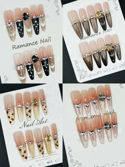 New Long Press-On Nails 💅 Statement Styles | Bulk Available