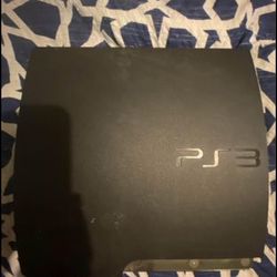 PS3 Black System With One Controller