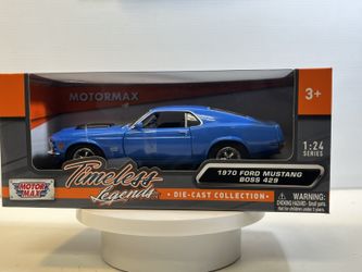 1970 Ford Boss 429 Mustang Diecast Model Car: 1/24 Scale, New in the Box