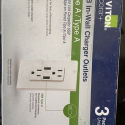 Outlets With USB Port.