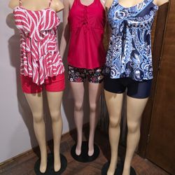 New Women's Tankini Set 15.00 Each 