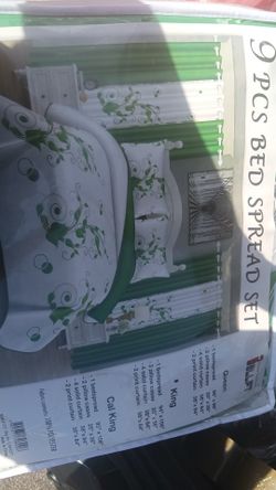 King Size 9pieces Comforter Set 