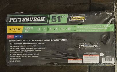 Pittsburgh 51-Piece Socket Set