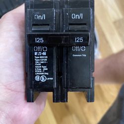 Eaton 125 Amp 2-pole Breaker 