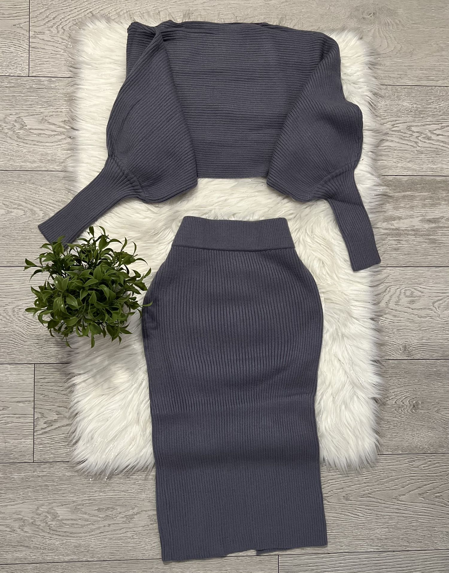 Blue Sweater Set (medium-large)