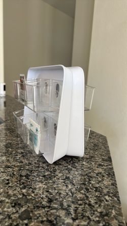 Amazon - You Copia White Clear Coffee 🫖 Tea Bag Holder/Storage Container Stand *Holds 80+ Tea Bags