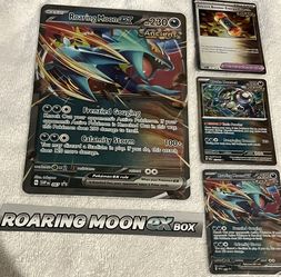 2023 POKEMON 4 ROARING MOON EX BOX PROMOS