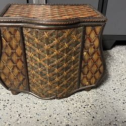 Woven Trunk, 15”Wide, 10“ Deep , and 17 “ Tall