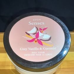 Avon Senses Cozy Vanilla & Coconut Body Scrub