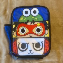 Ryan's New World Vinyl Zippered School Lunch Box Ryan Panda & Gus 