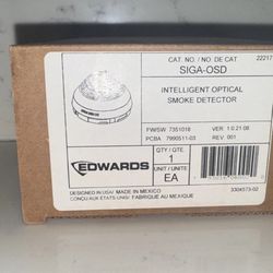 Edwards SIGA-OSD INTELLIGENT OPTICAL SMOKE DETECTOR