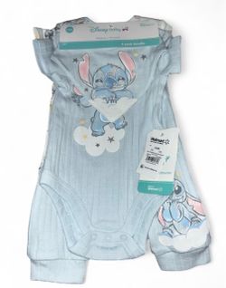 Disney Baby Stitch 4-Pack Bundle 3/6M