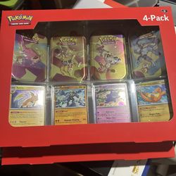 Pokemon 4pk 151 Mini Tins 