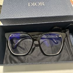 Christian Dior Oversized Oval-Square Glasses 