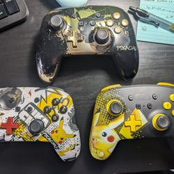 Nintendo Switch Controllers Pikachu