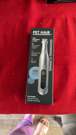 Pet Hair Grooming Clipper with LED Light