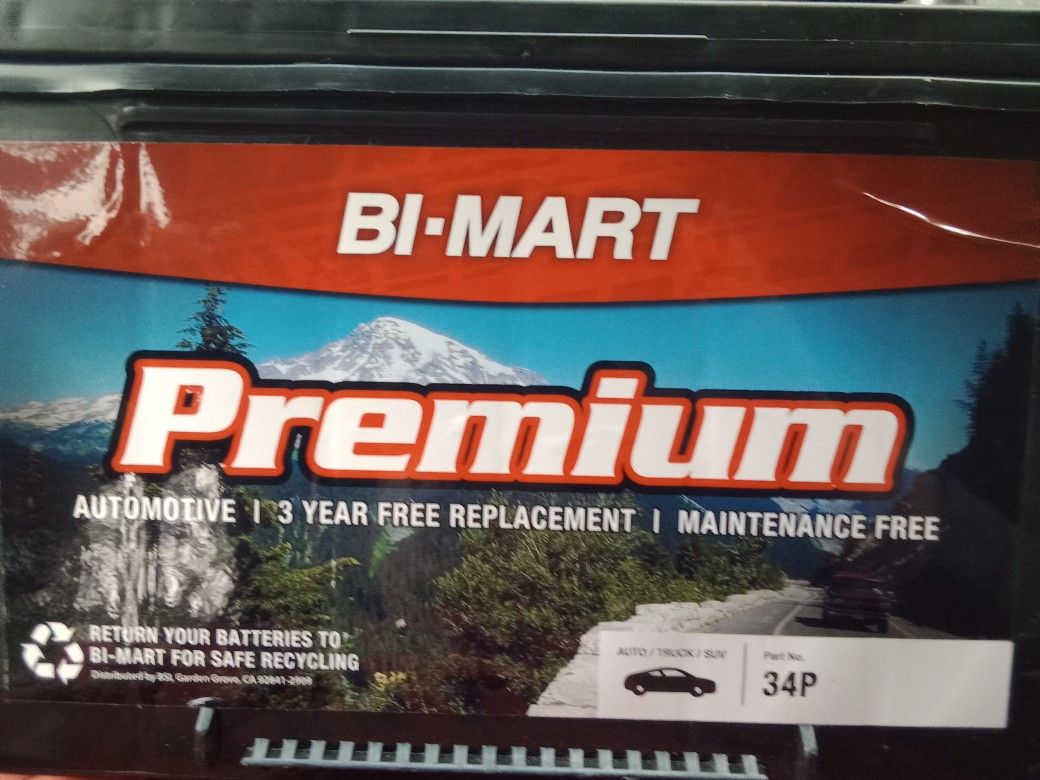 Bi-mart Premium Group 34 Battery New