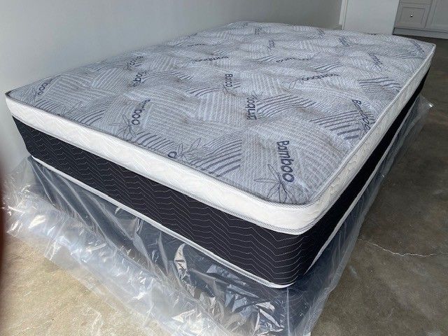 Cal King Euro Bamboo Orthopedic Pillow Top!!
