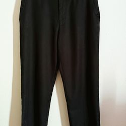 Louis Raphael Tailored Black Dress Pants For Men Size 34X32.