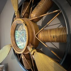 Airplane Propeller Clock 