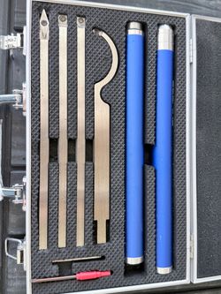 Carbide Lathe Turning Tool Set with Case