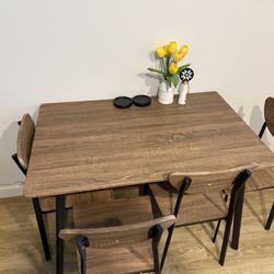 Espresso Dining Table – 4 Seater – $200 OBO