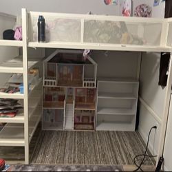Twin Metal Loft Bed $190