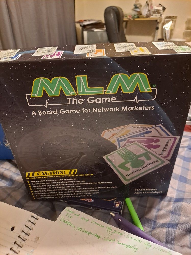 MLM The Game (A Board Game For Network Marketers) -$6.00