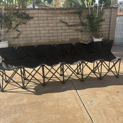 E-z-Up Folding 6 Seat Bench 