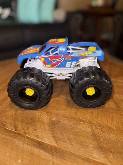 Hot wheels monster truck 5.5 “ tall by 9” long 