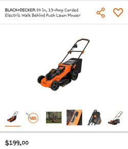 Black +decker lawn mower