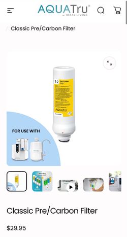 AquaTru Classic Pre/Carbon Filter set of 2