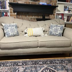 Tufted Sofa - $700/BO 