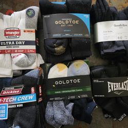 Mens 6 Pair Socks Size 6-12 