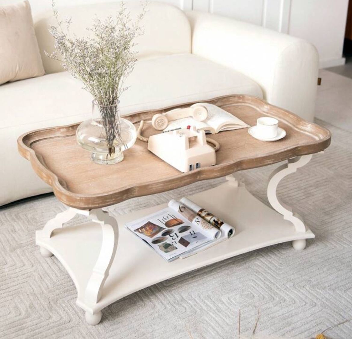 Farmhouse Cottagecore Coffee Table