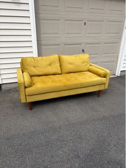 Velvet couch