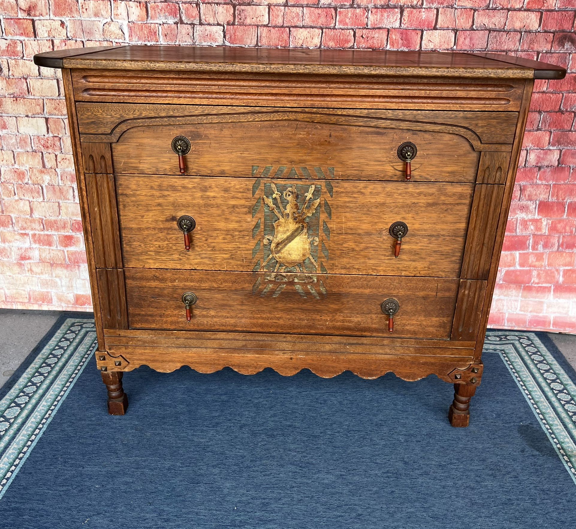 Antique Dresser Kroehler Del Rey 1930 Solid Wood Excellent Condition