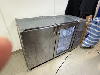 Commercial Back Bar Cooler Stainless Steel